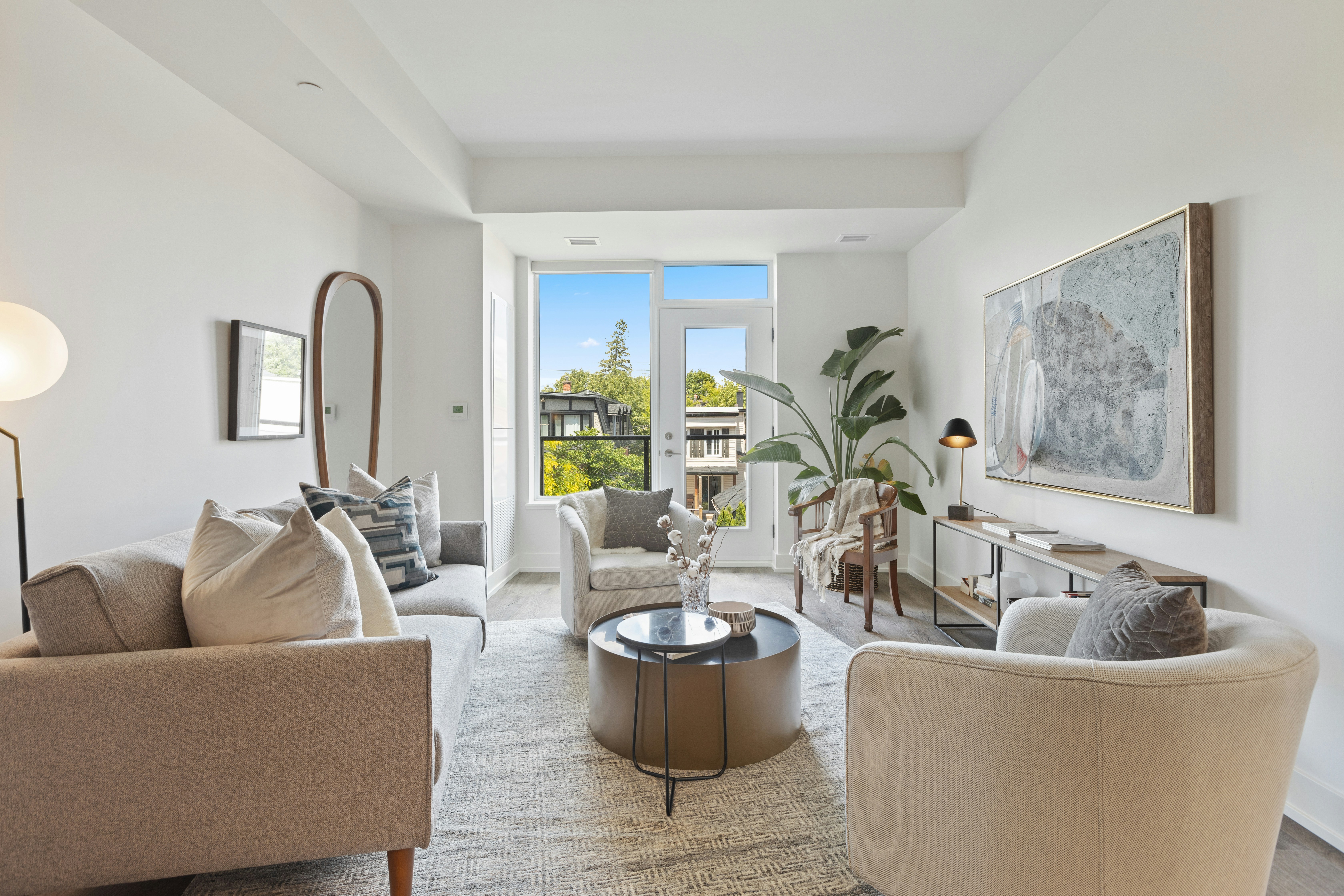 Modern real estate workspace